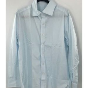 Emma Willis mens light blue button down dress shirt sz M